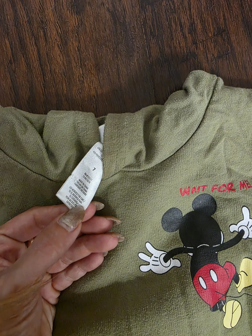 Disney soft olive